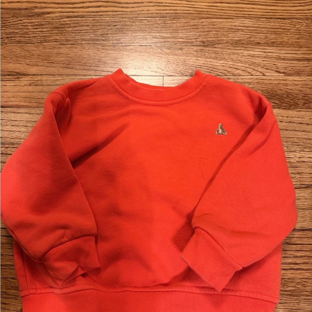 GAP Vibrant Orange Baby Sweatshirt